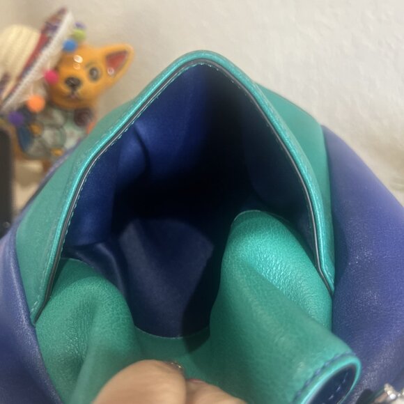 Coach COLORBLOCK CARRIE (F24065) Color Block Shoulder Tote Purse Handbag - Picture 16 of 16